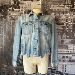 NWT Pistola Denim Distressed Jacket